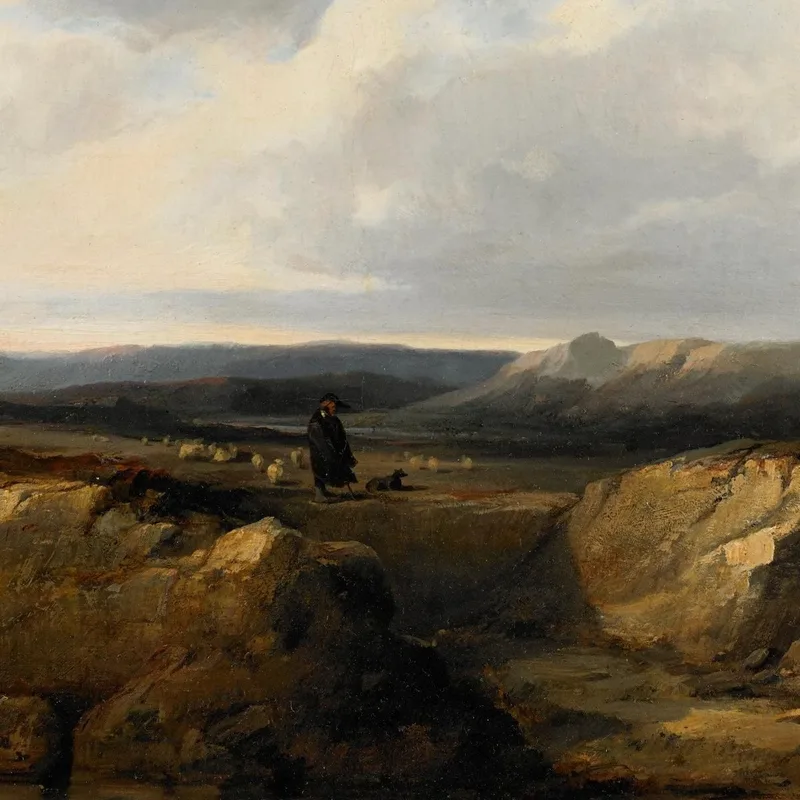 The Shepherd And His Flock Narcisse-Virgile Diaz de La Peña
