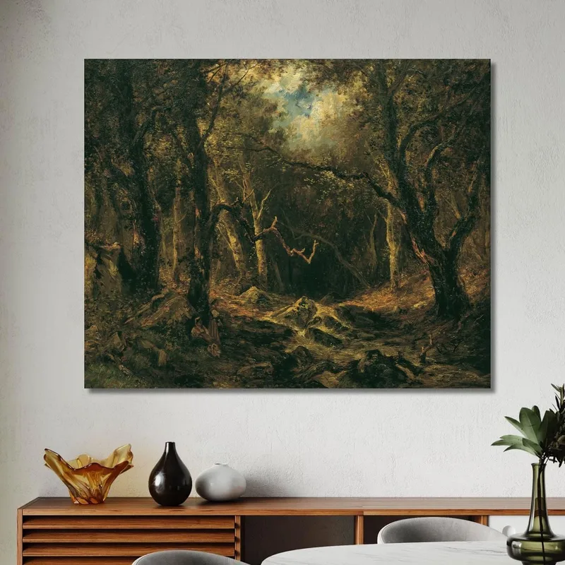 Interior Del Bosque Narcisse-Virgile Diaz de La Peña