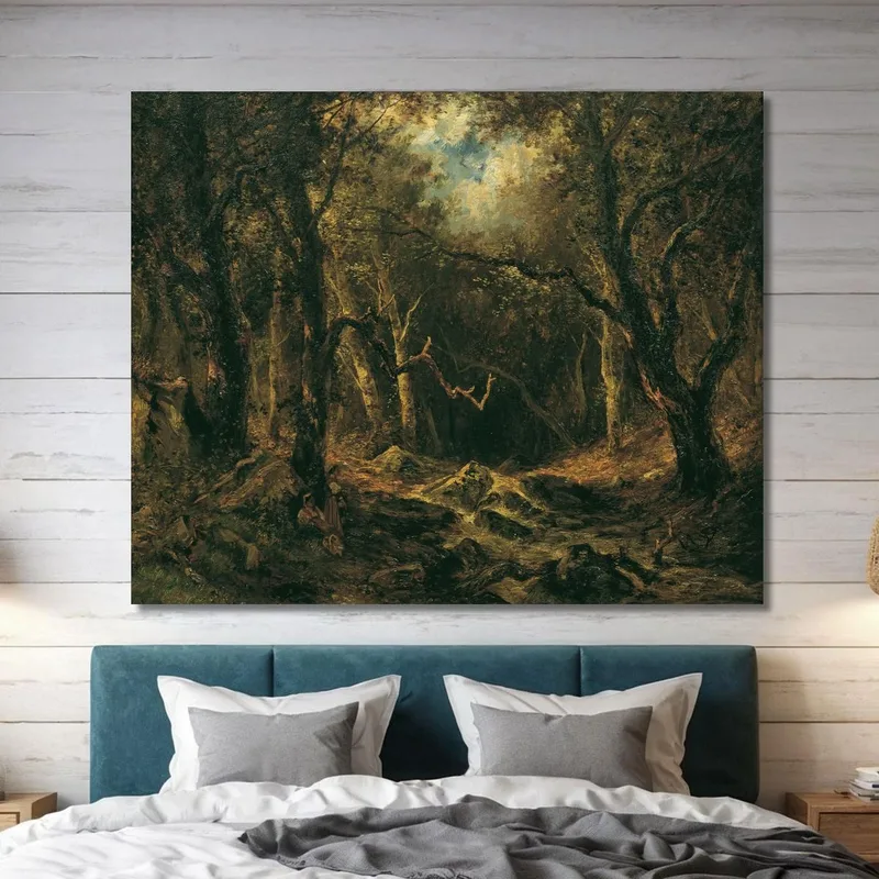 Interior Del Bosque Narcisse-Virgile Diaz de La Peña
