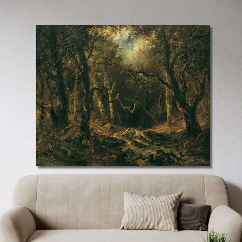Interior Del Bosque Narcisse-Virgile Diaz de La Peña
