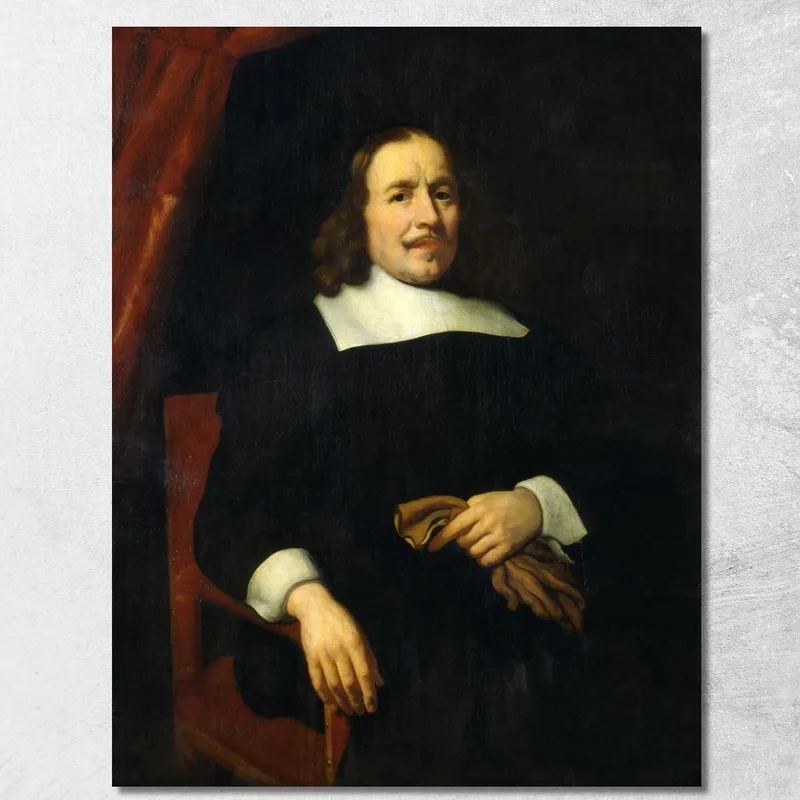 Gentilhomme Néerlandais Nicolaes Maes tableau impression sur toile