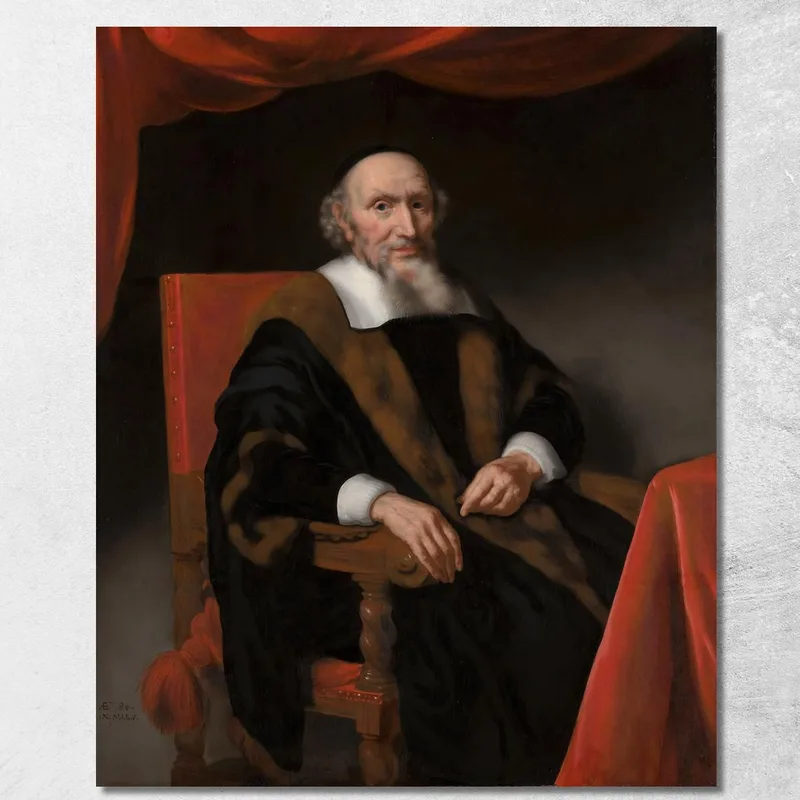 Ritratto Di Jacob Trip Nicolaes Maes quadro stampa su tela