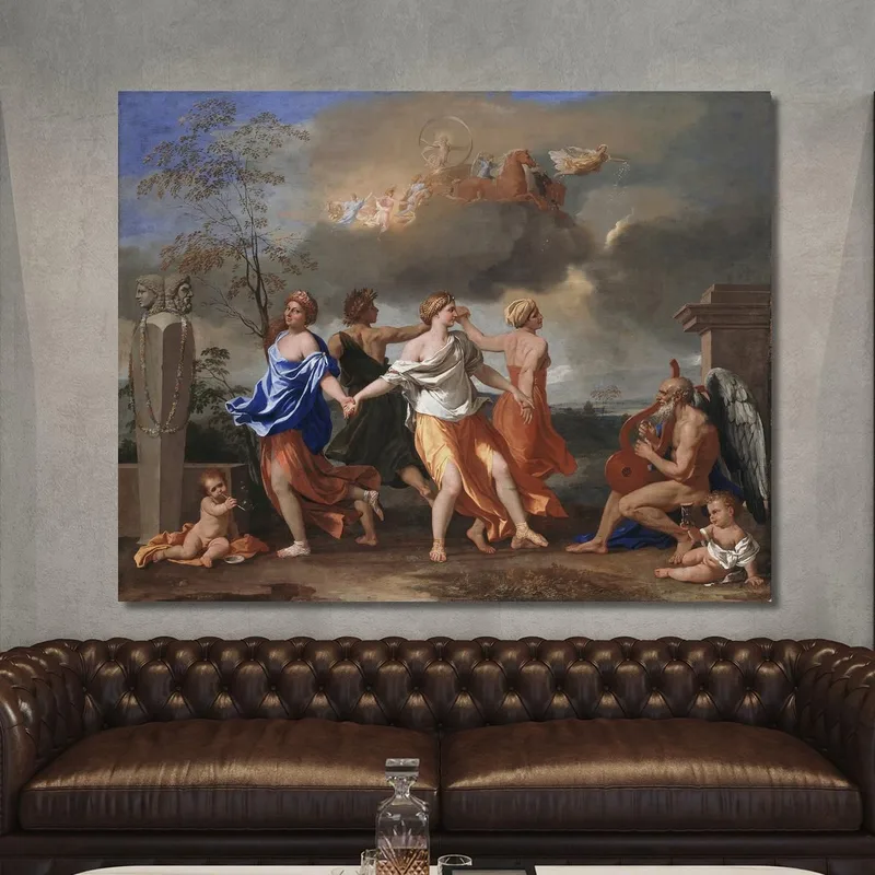 Una Danza A La Música Del Tiempo Nicolas Poussin