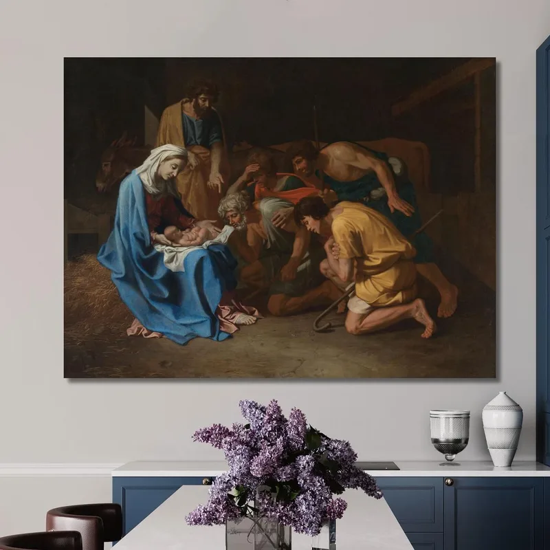 Anbetung Der Hirten Nicolas Poussin
