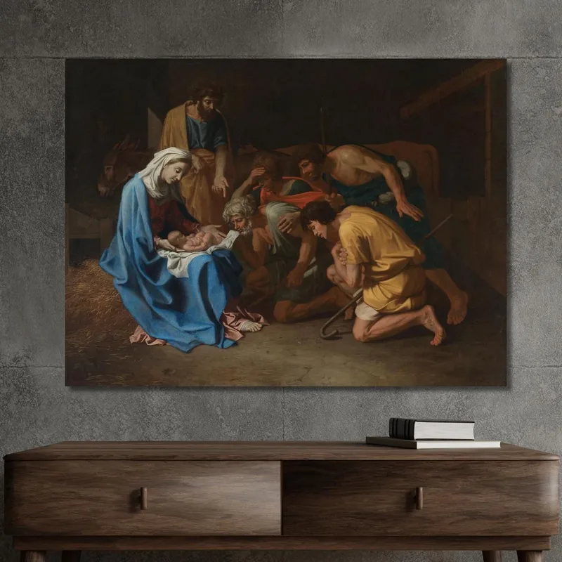 Anbetung Der Hirten Nicolas Poussin