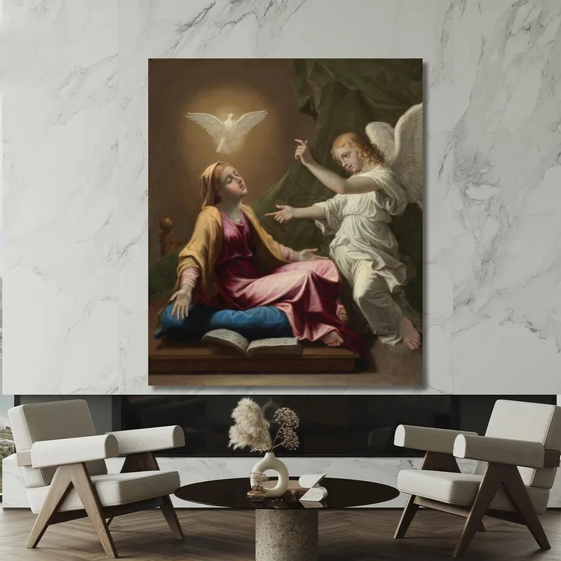 Annunciation Nicolas Poussin