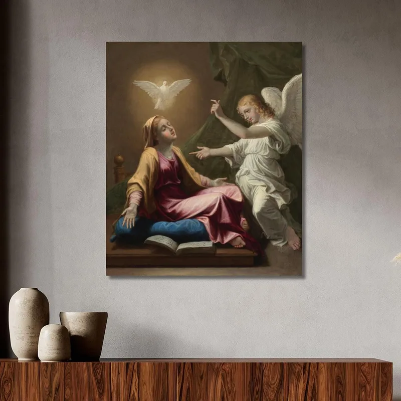 Annunciation Nicolas Poussin