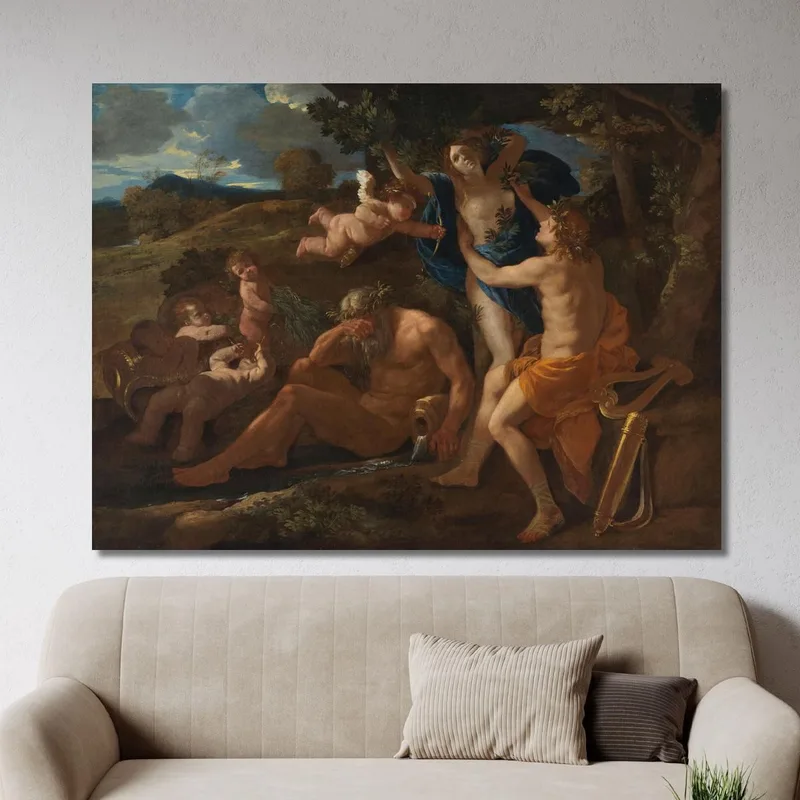 Apollo Und Daphne Nicolas Poussin