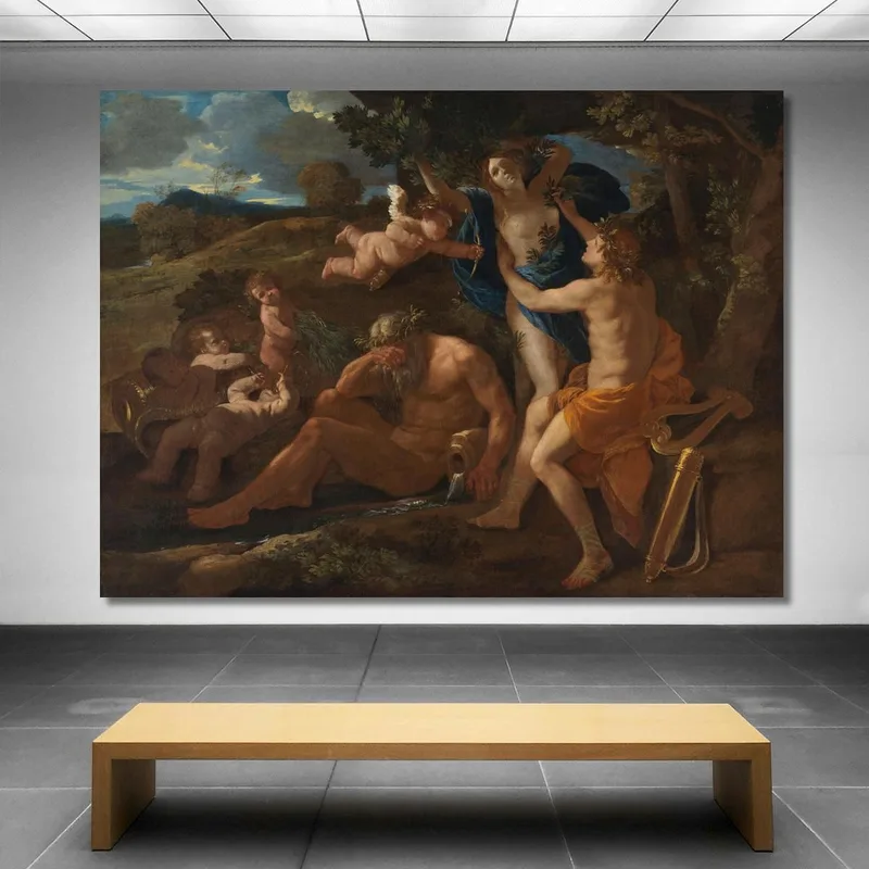 Apollo Und Daphne Nicolas Poussin