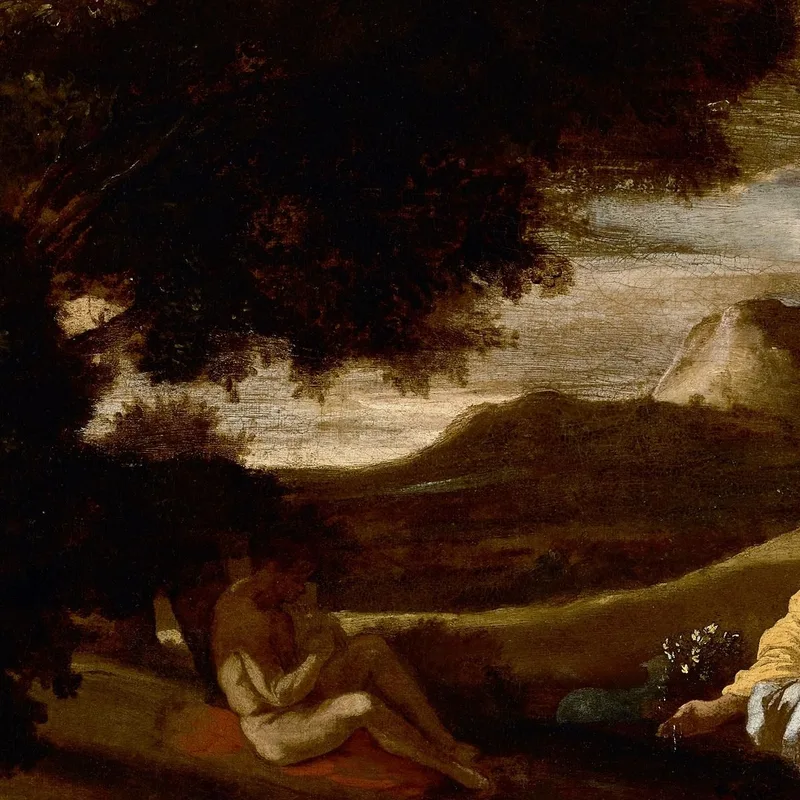 König Midas Verwandelt Einen Eichenast In Gold Nicolas Poussin