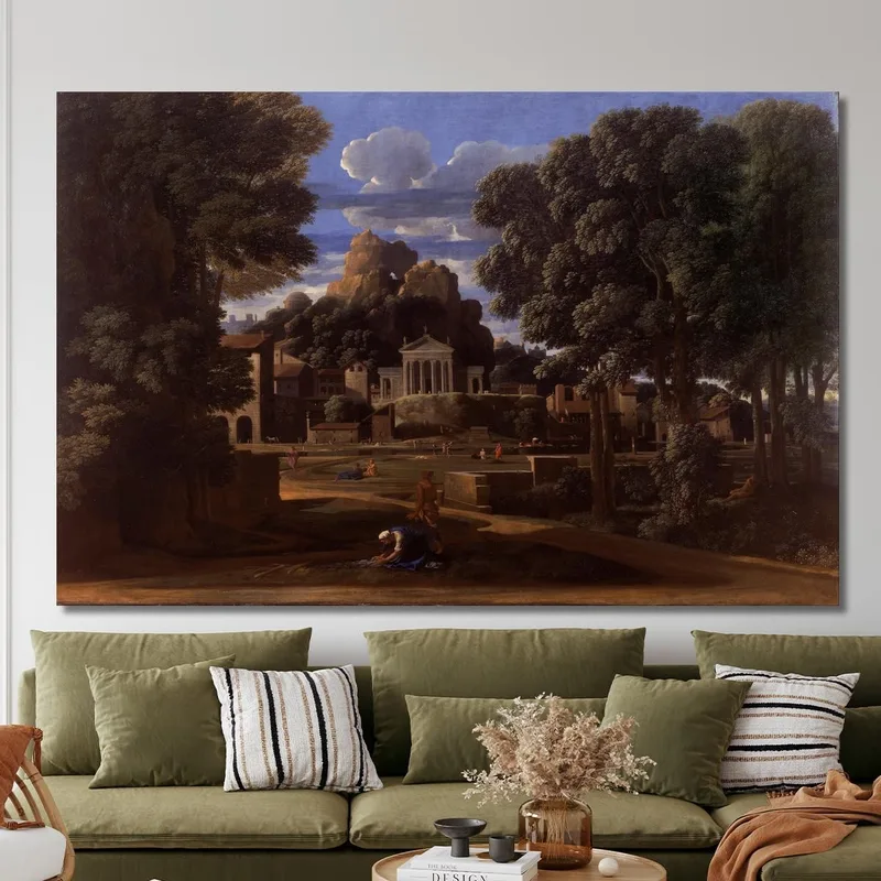 Landschaft Mit Der Asche Des Phokion Nicolas Poussin