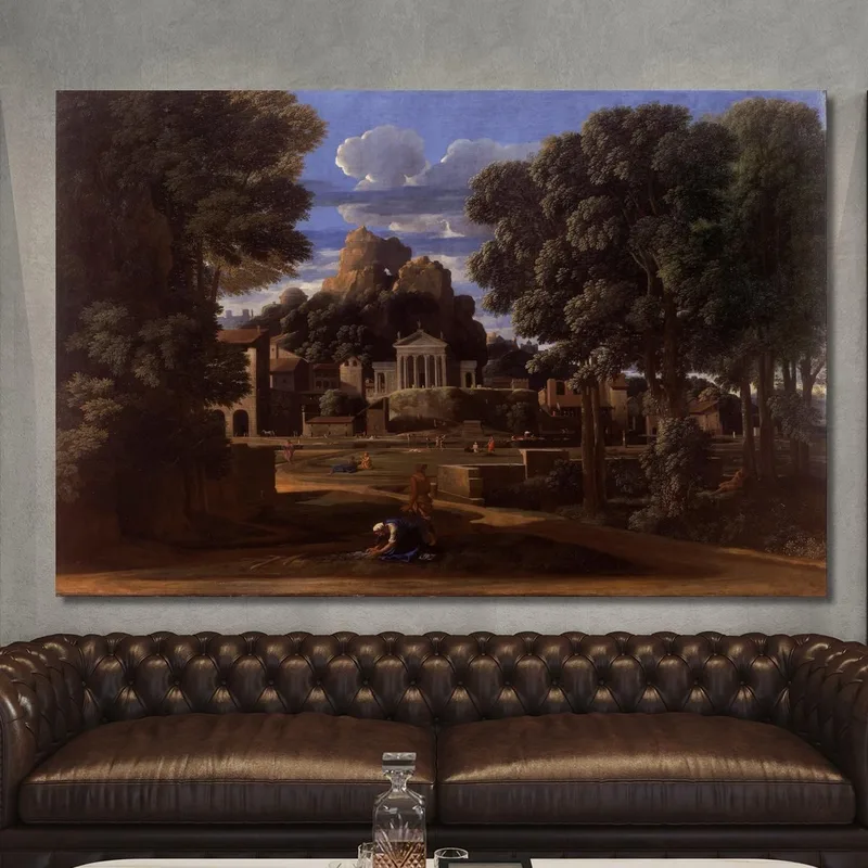 Landschaft Mit Der Asche Des Phokion Nicolas Poussin