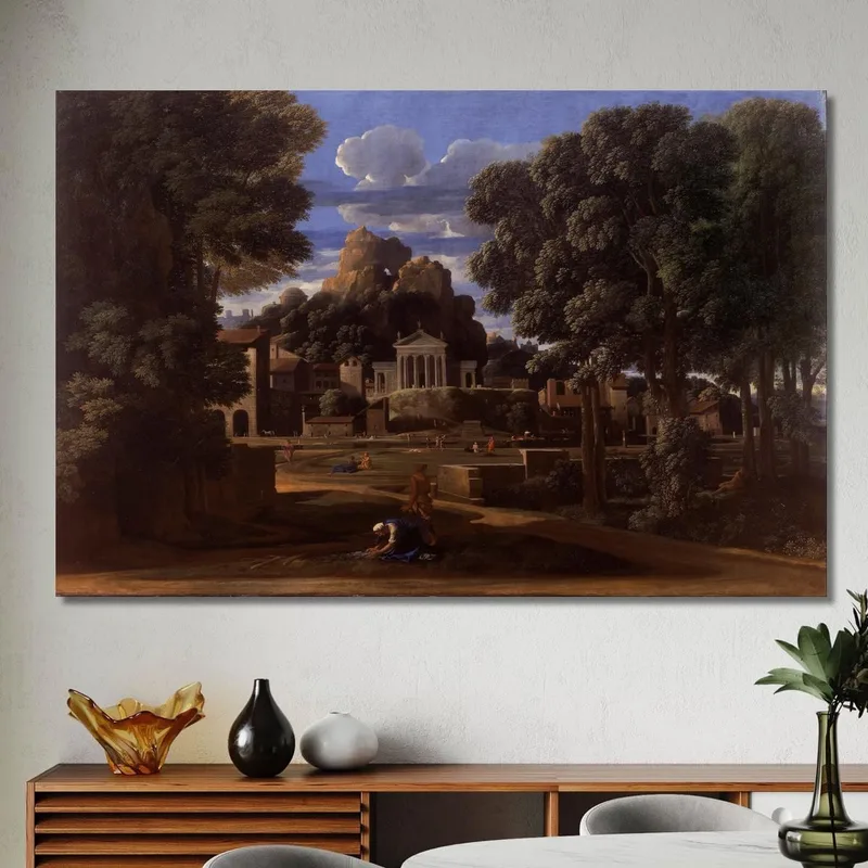 Landschaft Mit Der Asche Des Phokion Nicolas Poussin