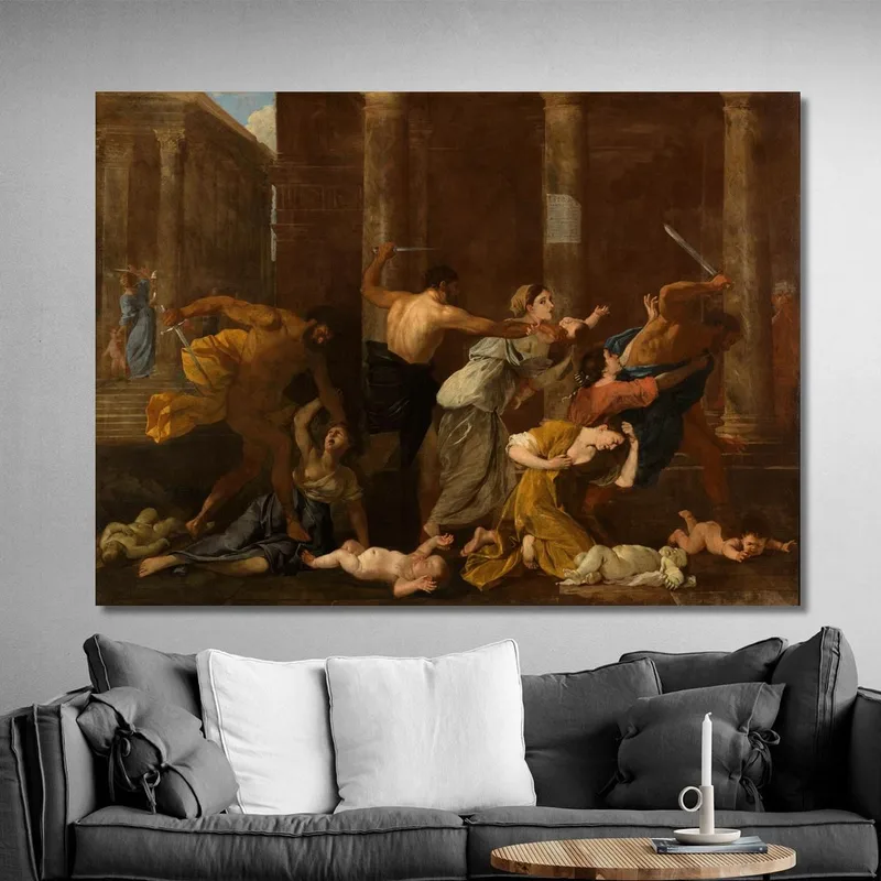 Das Massaker Der Unschuldigen Nicolas Poussin