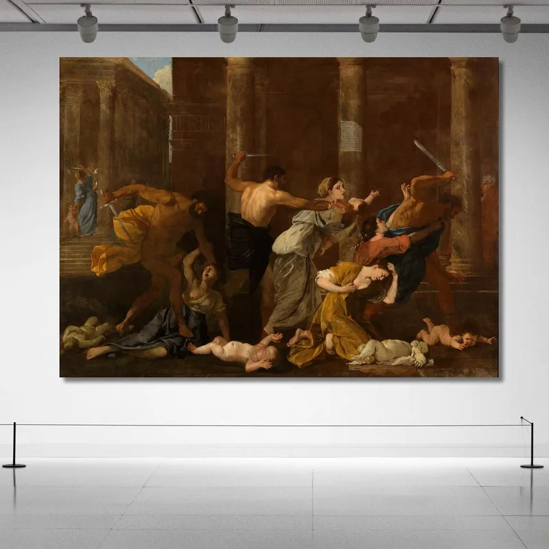 Das Massaker Der Unschuldigen Nicolas Poussin