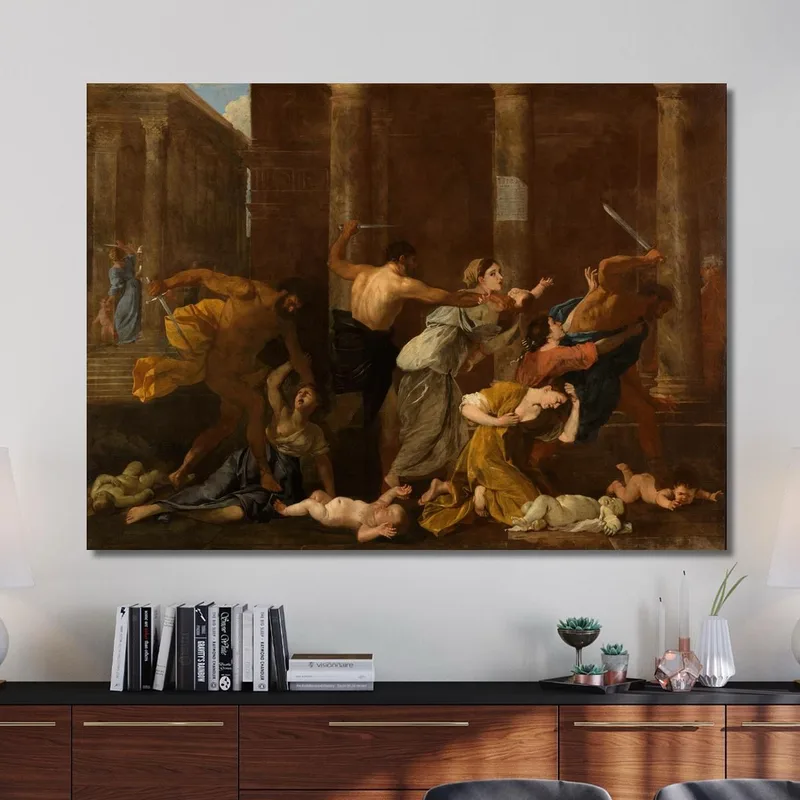 Das Massaker Der Unschuldigen Nicolas Poussin