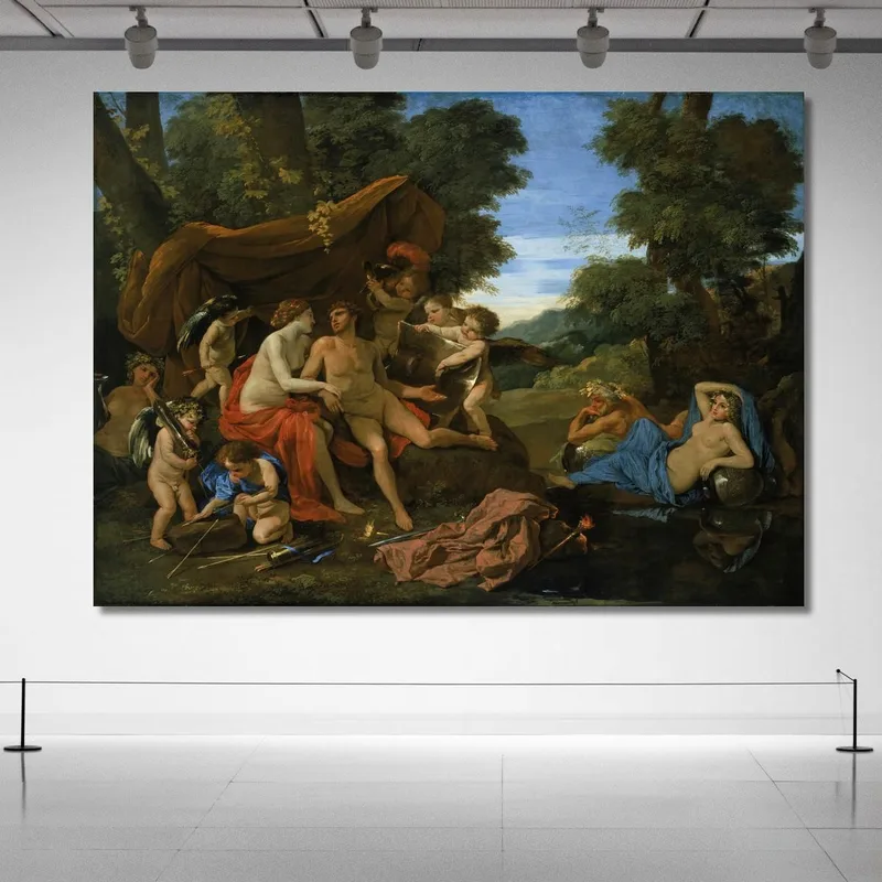 Mars Und Venus Nicolas Poussin