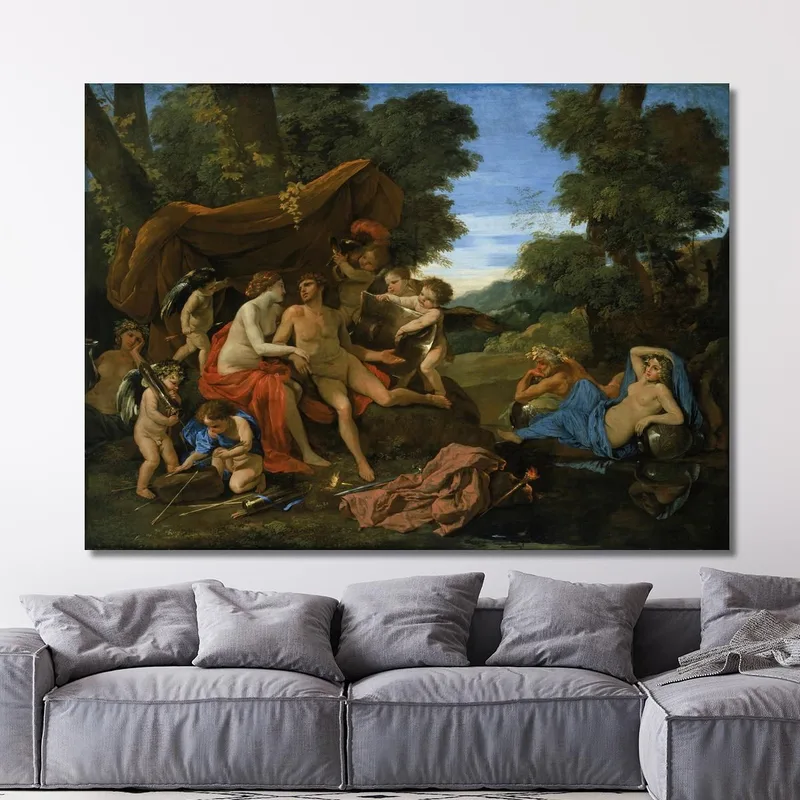 Mars Und Venus Nicolas Poussin