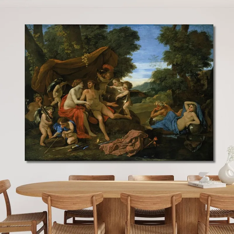 Mars Und Venus Nicolas Poussin