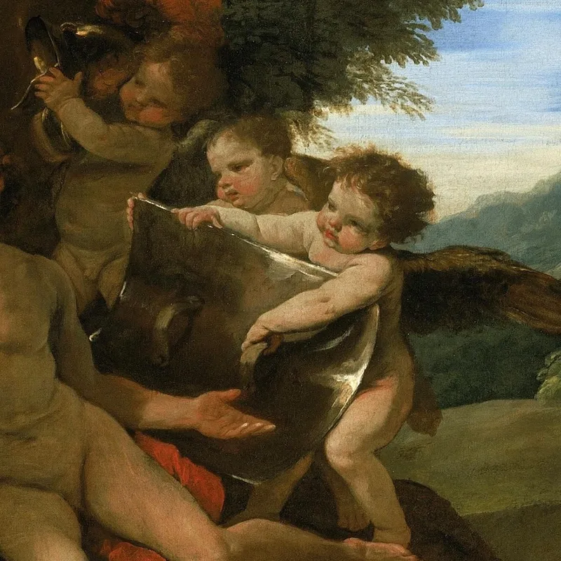 Mars Und Venus Nicolas Poussin