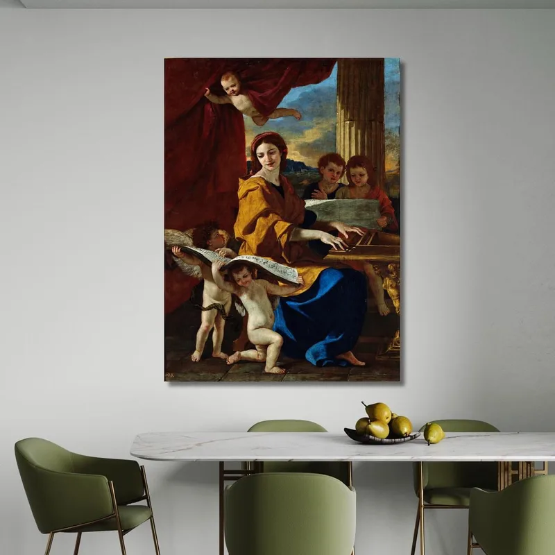 Die Heilige Cäcilia Nicolas Poussin