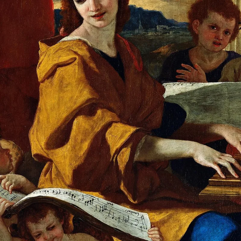 Die Heilige Cäcilia Nicolas Poussin