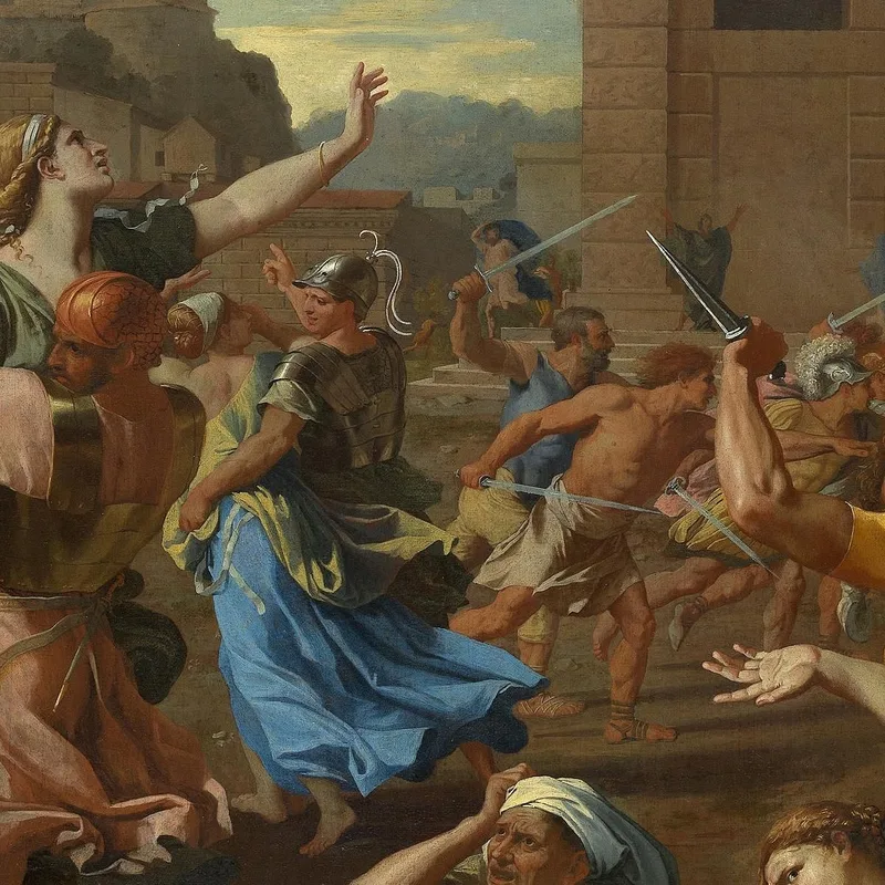 Die Entführung Der Sabinerinnen Nicolas Poussin