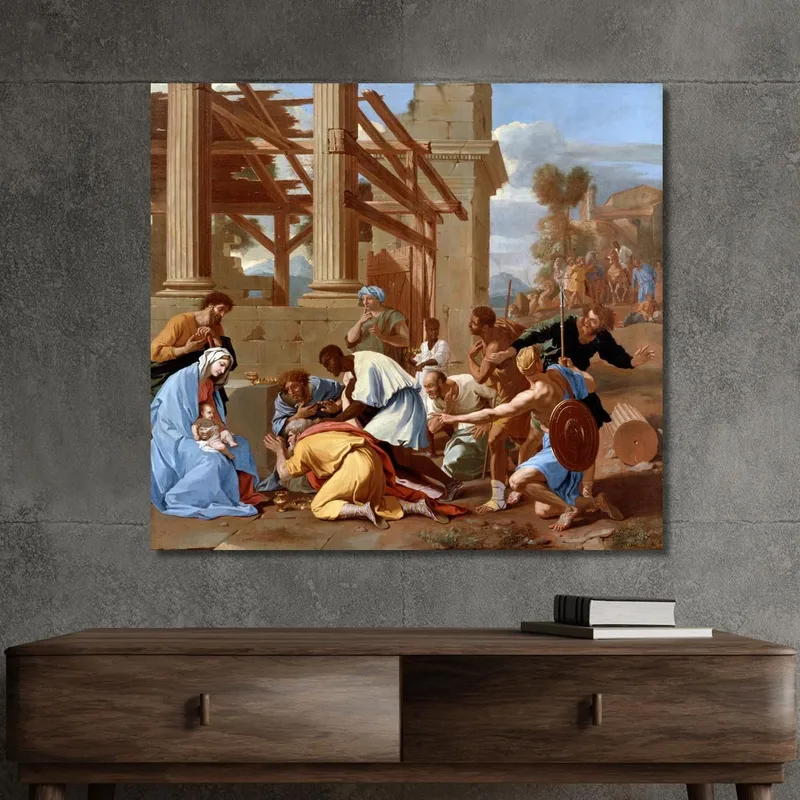 L'Adoration Des Mages Nicolas Poussin
