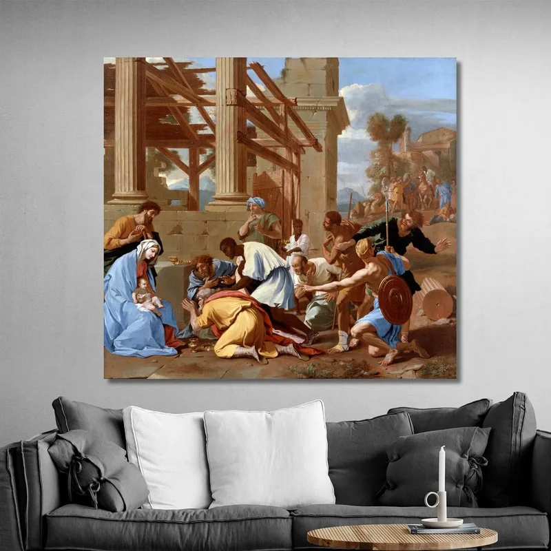 L'Adoration Des Mages Nicolas Poussin