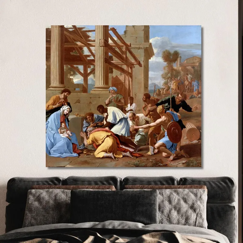 L'Adoration Des Mages Nicolas Poussin