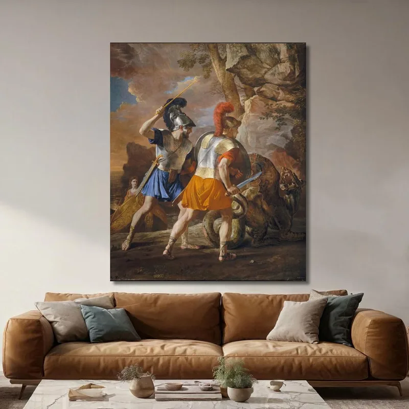 Die Gefährten Von Rinaldo Nicolas Poussin