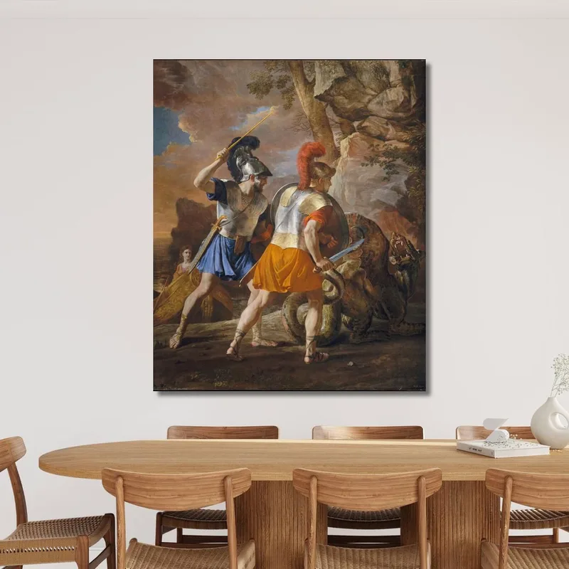 Die Gefährten Von Rinaldo Nicolas Poussin