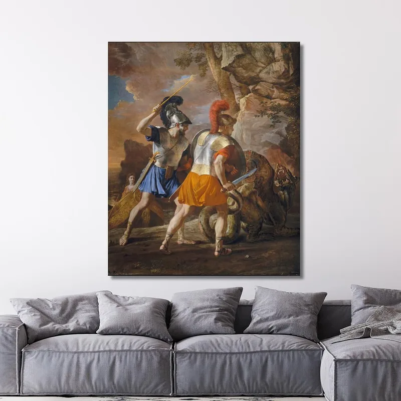 Die Gefährten Von Rinaldo Nicolas Poussin