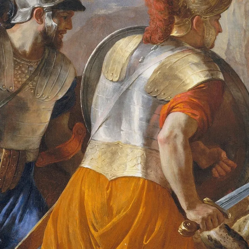 Die Gefährten Von Rinaldo Nicolas Poussin