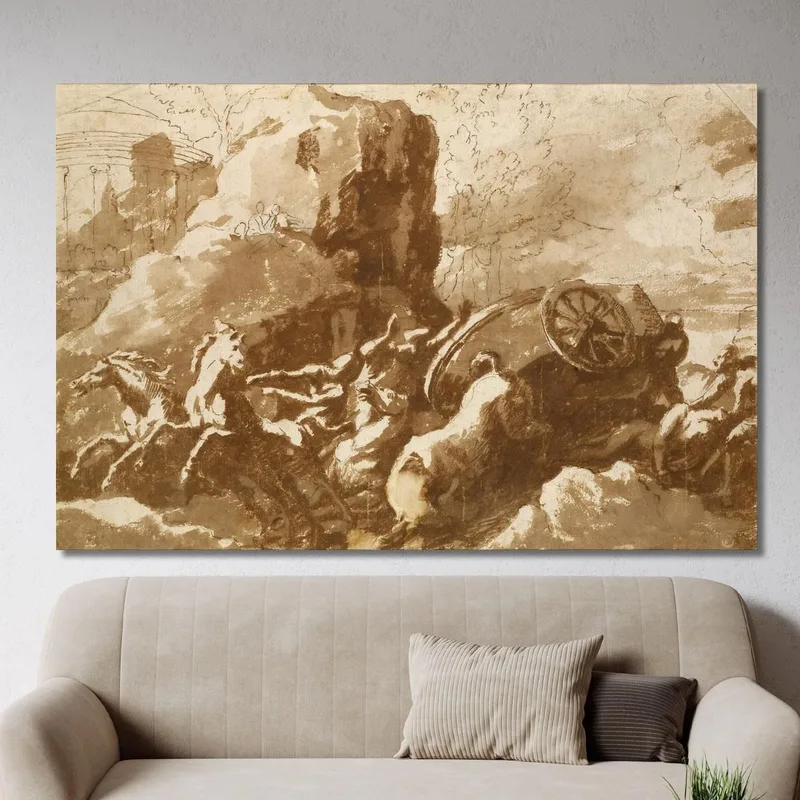 La Mort D'Hippolyte Nicolas Poussin