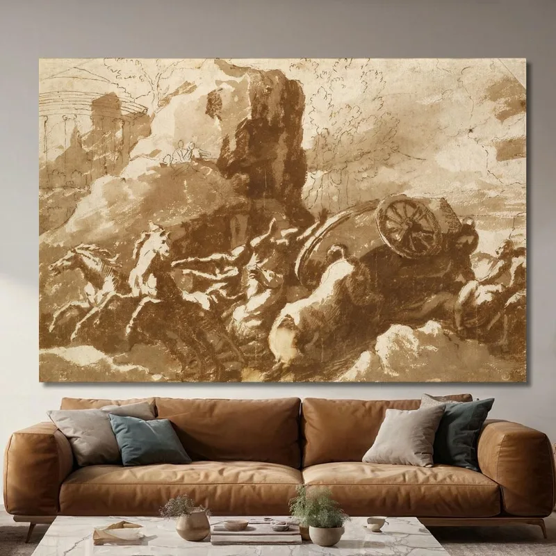 La Mort D'Hippolyte Nicolas Poussin