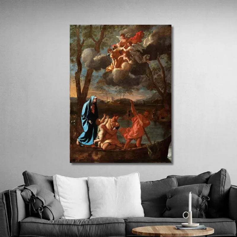 The Return Of The Holy Family To Nazareth Nicolas Poussin