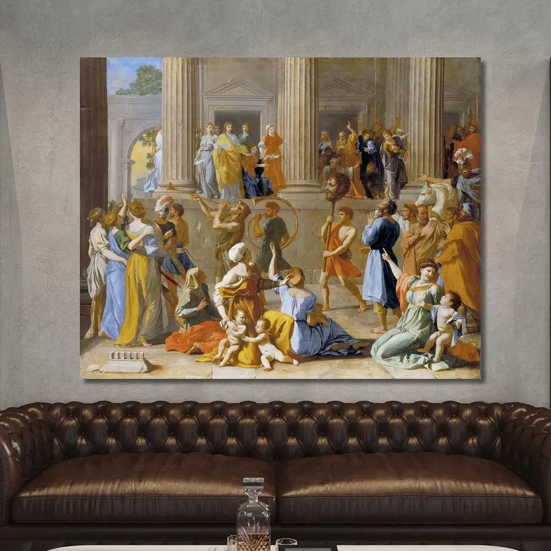 El Triunfo De David Nicolas Poussin
