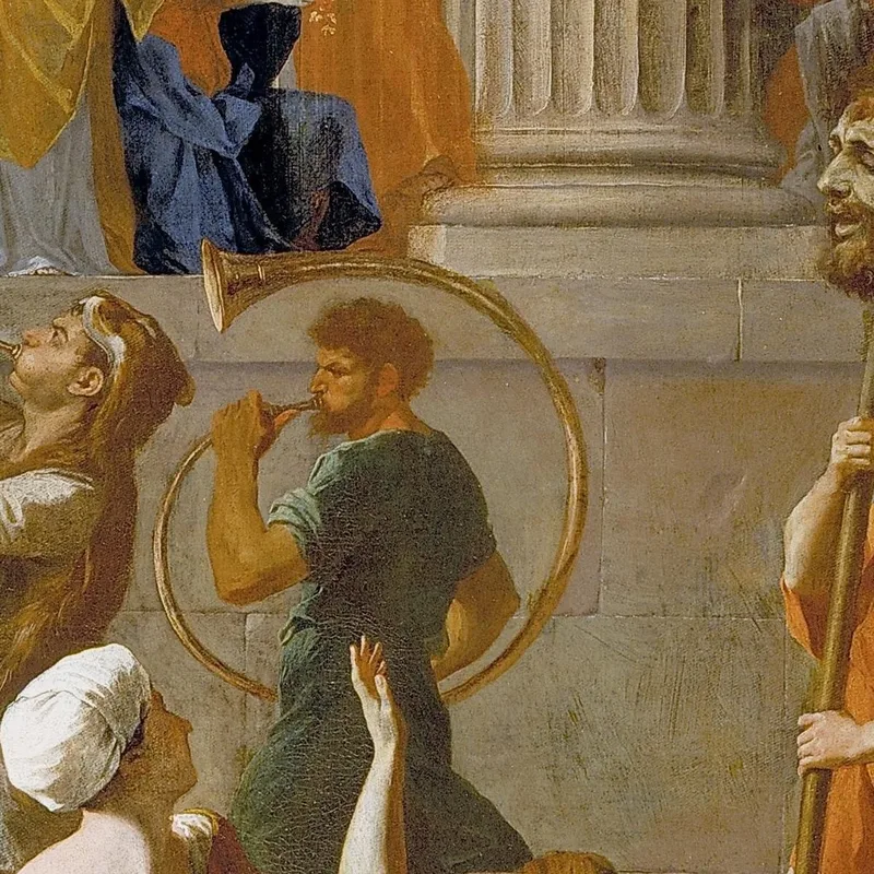 El Triunfo De David Nicolas Poussin