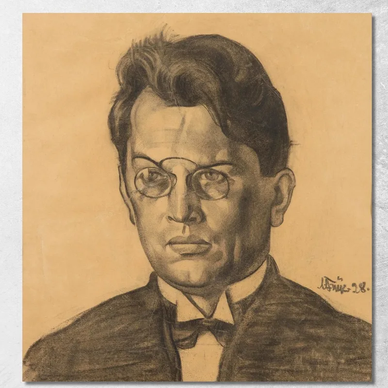 Portrait Of Friedebert Tuglas Nikolai Triik canvas print