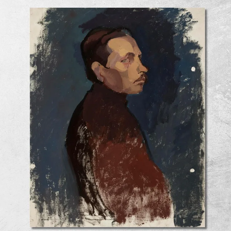 Portrait Of A Man 2 Nikolai Triik canvas print