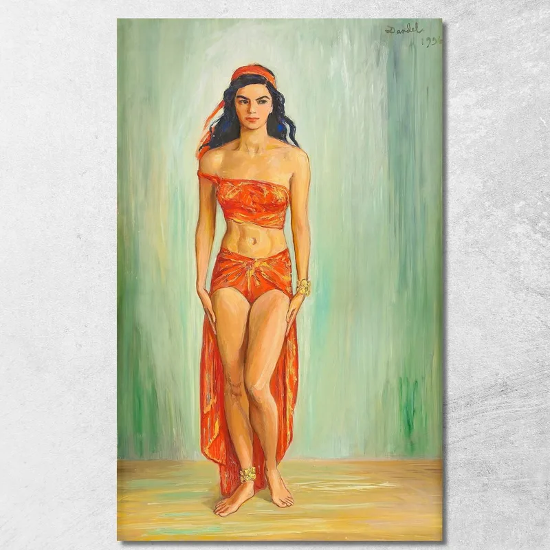 Cissi Olsson Als Anitra In Peer Gynt Nils Dardel drucken auf leinwand