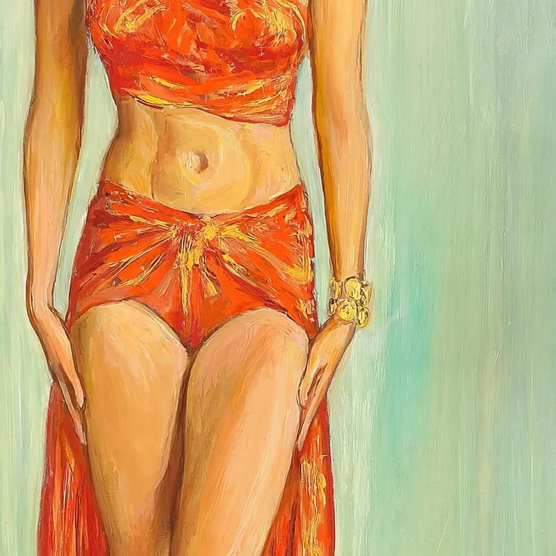 Cissi Olsson Come Anitra In Peer Gynt Nils Dardel