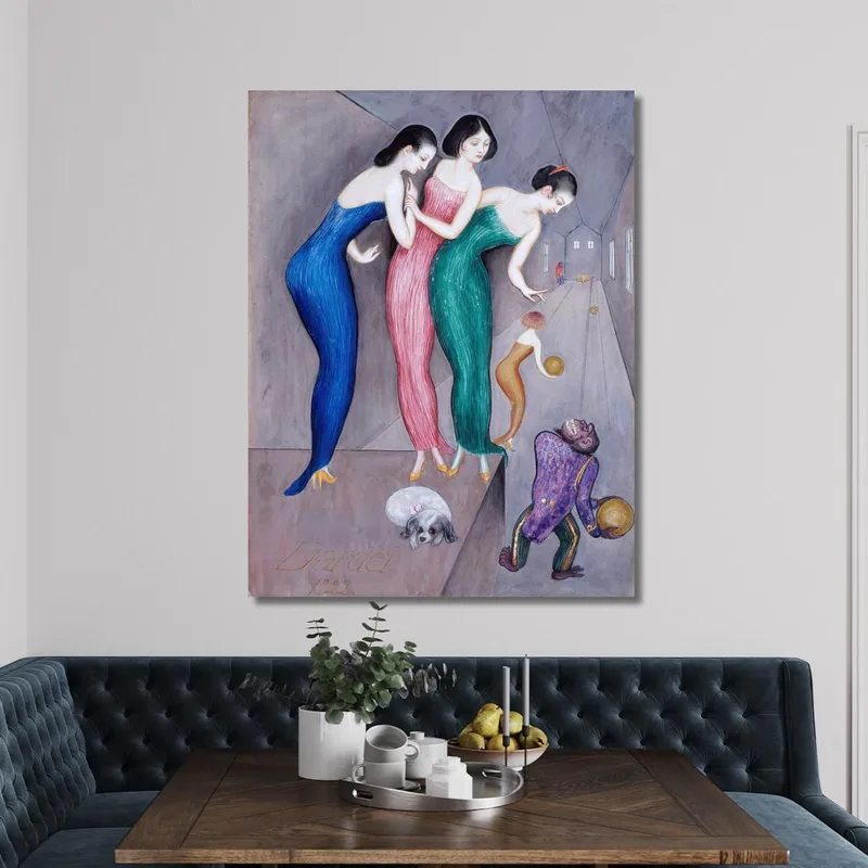 Sogni E Fantasie N.1 La Pista Da Bowling Nils Dardel