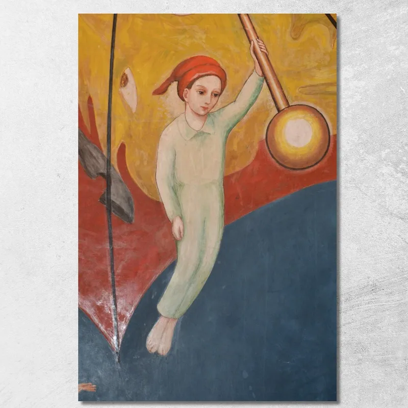 Sandmännchen Nils Dardel drucken auf leinwand