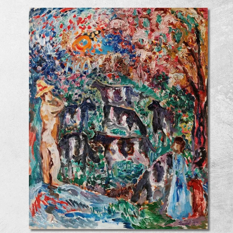 Hirte Nils Dardel drucken auf leinwand