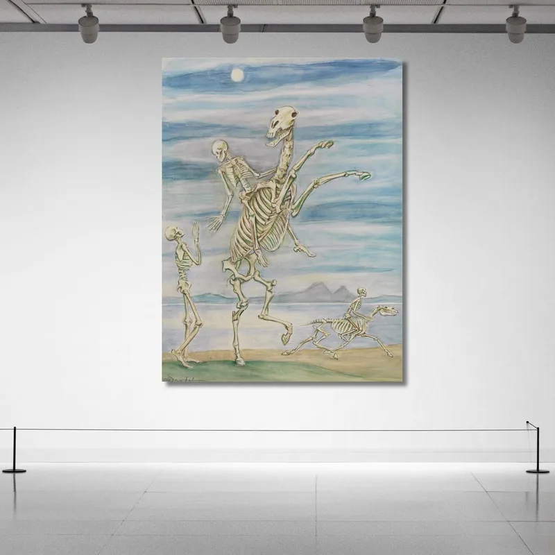 Squelette À Cheval Nils Dardel