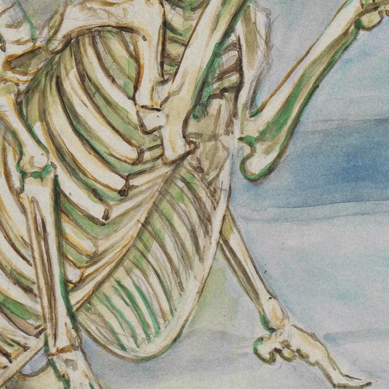Squelette À Cheval Nils Dardel