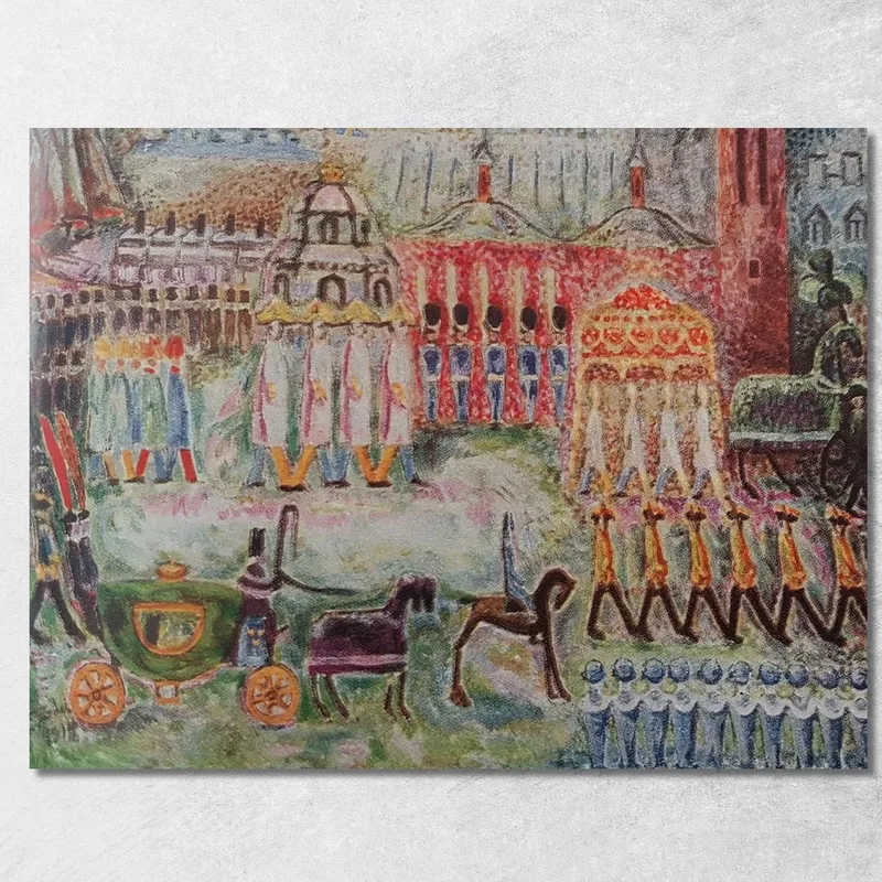 Paesaggio Urbano Nils Dardel quadro stampa su tela