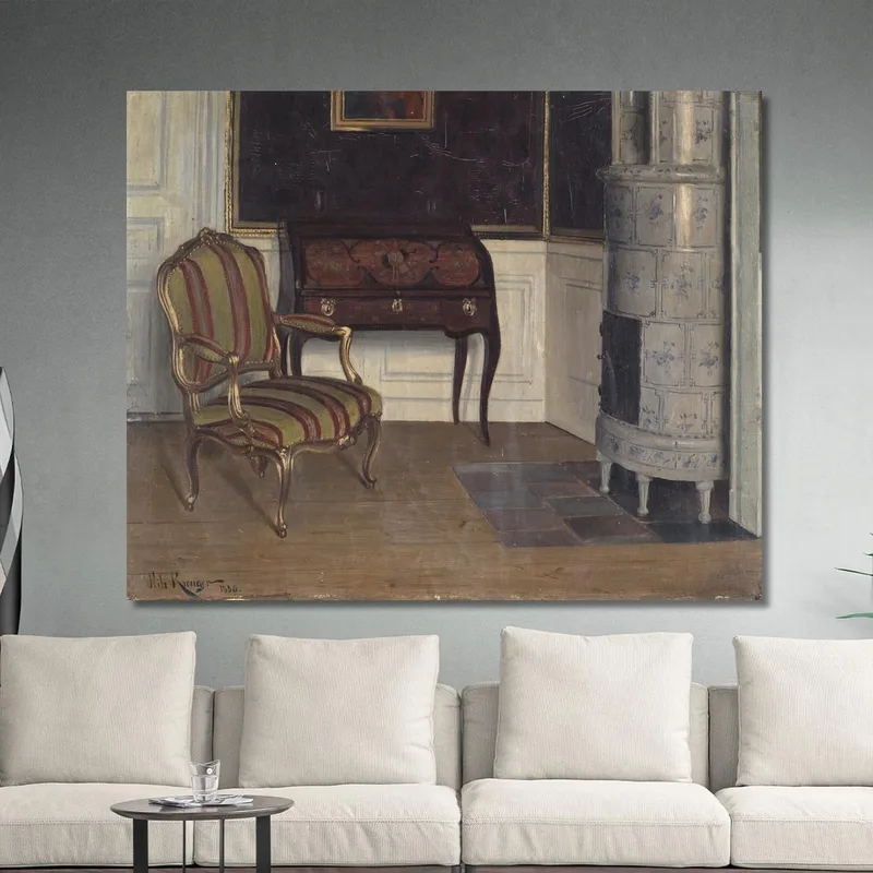 Château De Gripsholm Le Cabinet De La Princesse Nils Kreuger